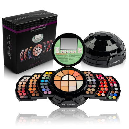 All in One Harmony Makeup Set - Ultimate Color Combination - Eyeshadows, Blush Powder, Lip-Gloss Lipstick, Mini Makeup Brushes, Makeup Applicators, HOLIDAY GIFT IDEA - New Edition